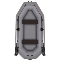 Kolibri K-280CT (Kolibri K-280CT) dunkelgraues aufblasbares Ruderboot + Air-Deck