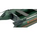 Колибри КМ-260 (Kolibri KM-260) зелёная моторная надувная лодка + слань-книжка