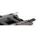 Колибри КМ-260Д (Kolibri KM-260D Профи) тёмно-серая моторная килевая надувная лодка + слань-книжка