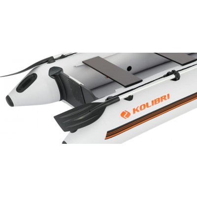Kolibri KM-260 (Kolibri KM-260) hellgraues Motorschlauchboot, ohne Bodenbelag