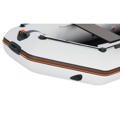 Kolibri KM-280D (Kolibri KM-280D Profi) hellgraues Motorkiel-Schlauchboot + Bodenbrett
