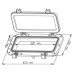 Люк иллюминатор Seaflo 400х200 мм SFPP1-04