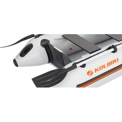 Kolibri KM-245 (Kolibri KM-245) hellgraues Motor-Schlauchboot + Air-Deck