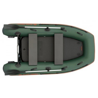 Колібрі КМ-270ХЛ (Kolibri KM-270XL) зелений моторний надувний човен + Air-Deck