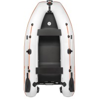 Kolibri KM-300DL (Kolibri KM-300DL) hellgraues Motorkiel-Schlauchboot + Air-Deck
