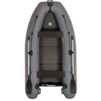 Kolibri KM-300DL (Kolibri KM-300DL) dunkelgraues Schlauchboot mit Motorkiel + Air-Deck