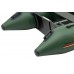 Колибри КМ-360Д (Kolibri KM-360D Профи) зелёная моторная килевая надувная лодка + алюминиевый пайол