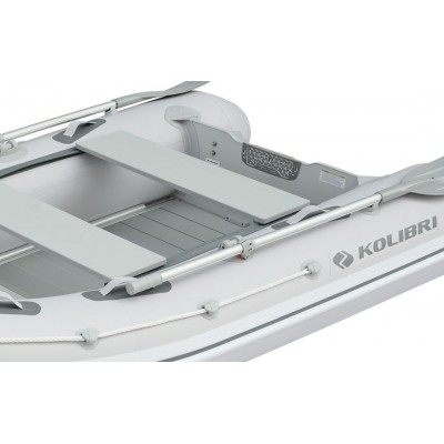 Колибри КМ-270ДХЛ (Kolibri KM-270DXL) моторная килевая надувная лодка + Air-Deck
