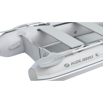 Колибри КМ-270ДХЛ (Kolibri KM-270DXL) моторная килевая надувная лодка + Air-Deck