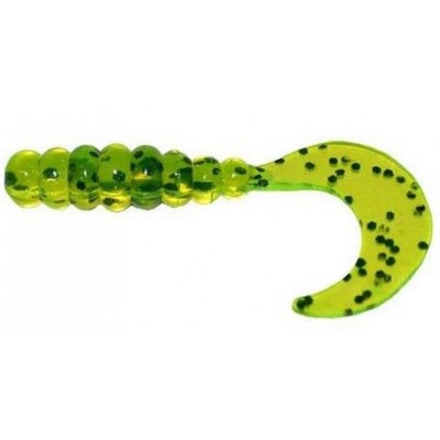 Силикон Big Bite Baits Fat Grub 2" Chartreuse Pepper 10 шт (1838.01.87)