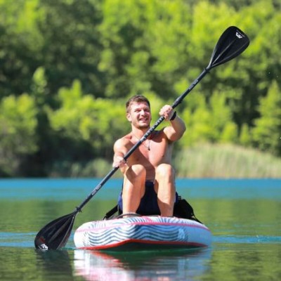 Paddel Aqua Marina DUAL-TECH 2-in-1 Aluminium iSUP & Kajakpaddel, 3-4 Abschnitte (B0303011)