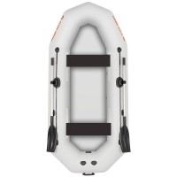 Kolibri K-290T (Kolibri K-290T) hellgraues aufblasbares Ruderboot + Air-Deck