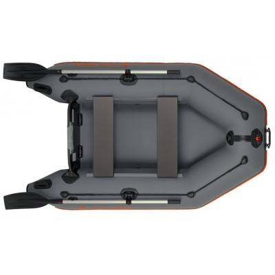 Kolibri KM-245 (Kolibri KM-245) dunkelgraues Motorschlauchboot + Lattenrostmatte