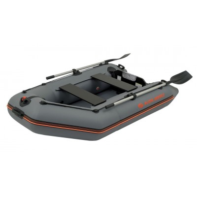 Kolibri KM-245 (Kolibri KM-245) dunkelgraues Motorschlauchboot + Lattenrostmatte