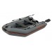 Kolibri KM-245 (Kolibri KM-245) dunkelgraues Motorschlauchboot + Lattenrostmatte