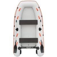 Kolibri KM-300XL (Kolibri KM-300XL) hellgraues Motorschlauchboot + Air-Deck