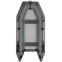 Kolibri KM-330 (Kolibri KM-330) dunkelgraues Motor-Schlauchboot + Air-Deck