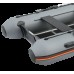 Колибри КМ-400ДСЛ (Kolibri KM-400DSL) тёмно-серая моторная килевая надувная лодка + фанерный пайол