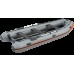 Колибри КМ-400ДСЛ (Kolibri KM-400DSL) тёмно-серая моторная килевая надувная лодка + фанерный пайол
