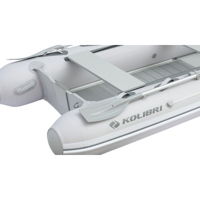 Надувная лодка Колибри КМ-330ДХЛ (Kolibri KM-330DXL) моторная килевая алюминиевый пайол