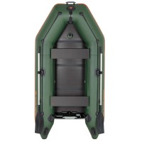 Kolibri KM-280D (Kolibri KM-280D Profi) grünes Motorkiel-Schlauchboot + Lattenbuch