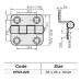 Петля RYE Offset 35x35x10mm (HF05-020)