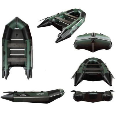 Надувний човен AquaStar K-350 (зелений)