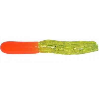 Силикон Big Bite Baits Crappie Tube 1,5" Orange/Chart Sparkle 10 шт (1838.02.38)