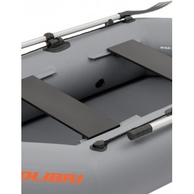 Kolibri K-270T (Kolibri K-270T) dunkelgraues aufblasbares Ruderboot + Air-Deck