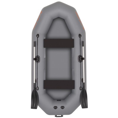 Kolibri K-270T (Kolibri K-270T) dunkelgraues aufblasbares Ruderboot + Air-Deck