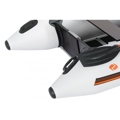 Kolibri KM-300D (Kolibri KM-300D Profi) hellgraues Schlauchboot mit Motorkiel + Aluminiumboden