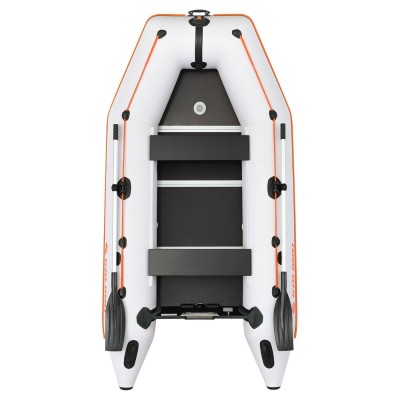 Kolibri KM-300D (Kolibri KM-300D Profi) hellgraues Schlauchboot mit Motorkiel + Aluminiumboden