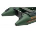 Колибри КМ-330Д (Kolibri KM-330D Профи) зелёная моторная килевая надувная лодка + алюминиевый пайол