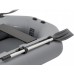 Колибри К-250Т (Kolibri K-250T) тёмно-серая надувная гребная лодка + слань-коврик
