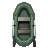 Kolibri K-250T (Kolibri K-250T) grünes aufblasbares Ruderboot + Lattenrost