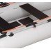 Колибри К-270Т (Kolibri K-270T) светло-серая надувная гребная лодка + Air-Deck