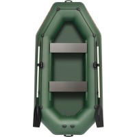 Колибри К-280СТ (Kolibri K-280CT) зелёная надувная гребная лодка + Air-Deck