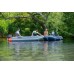 Колибри КМ-280Д (Kolibri KM-280D Профи) тёмно-серая моторная килевая надувная лодка + слань-книжка