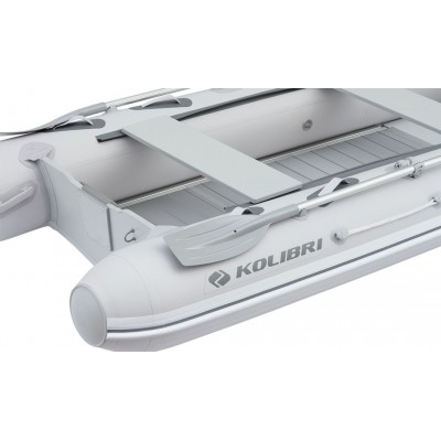 Колибри КМ-360ДХЛ (Kolibri KM-360DXL) моторная килевая надувная лодка + Air-Deck