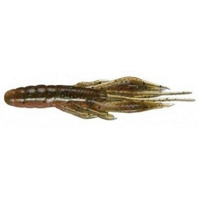 Силикон Jackall Waver Shrimp 2.8" Green Pumpkin/Natural 8 шт