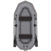 Kolibri K-270T (Kolibri K-270T) dunkelgraues aufblasbares Ruderboot + Lattenrost