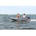 Kolibri KM-330DL (Kolibri KM-330DL) dunkelgraues Schlauchboot mit Motorkiel + Bodenbrett