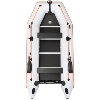 Kolibri KM-360D (Kolibri KM-360D Profi) hellgraues Schlauchboot mit Motorkiel + Aluminiumboden