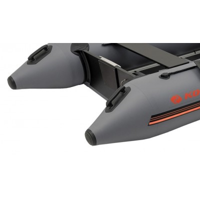 Kolibri KM-360D (Kolibri KM-360D Profi) dunkelgraues Schlauchboot mit Motorkiel + Aluminiumboden