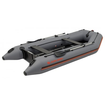 Kolibri KM-360D (Kolibri KM-360D Profi) dunkelgraues Schlauchboot mit Motorkiel + Aluminiumboden