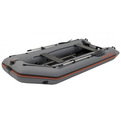 Kolibri KM-360D (Kolibri KM-360D Profi) dunkelgraues Schlauchboot mit Motorkiel + Aluminiumboden