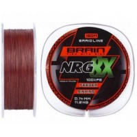 Шнур Brain NRG 8X sinking 200m 0.16mm 14.0kg brown (1858.20.91)