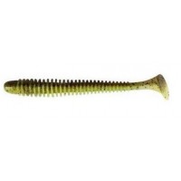 Силикон Keitech Swing Impact 4" 401 Green Pumpkin / Chartreuse