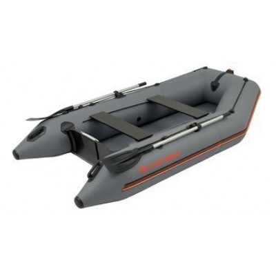Колібрі КМ-280 (Kolibri KM-280) темно-сірий моторний надувний човен + Air-Deck