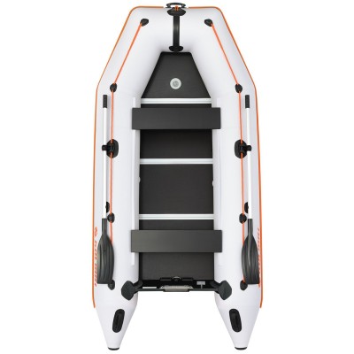 Kolibri KM-330D (Kolibri KM-330D Profi) hellgraues Schlauchboot mit Motorkiel + Aluminiumboden